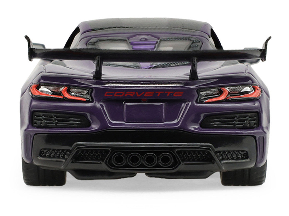 2025 Chevrolet Corvette ZR1 Hysteria Purple Metallic with Carbon Top "Auto Mall" Series 8 1/64 Diecast Model Car by Greenlight by Greenlight