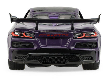 2025 Chevrolet Corvette ZR1 Hysteria Purple Metallic with Carbon Top "Auto Mall" Series 8 1/64 Diecast Model Car by Greenlight by Greenlight