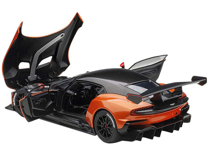 Aston Martin Vulcan Madagascar Orange with Carbon Top 1/18 Model Car by Autoart by Autoart