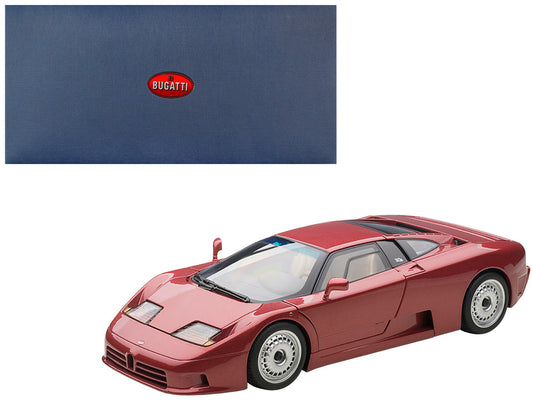 Bugatti EB110 GT Dark Red 1/18 Diecast Car Model by Autoart by Autoart