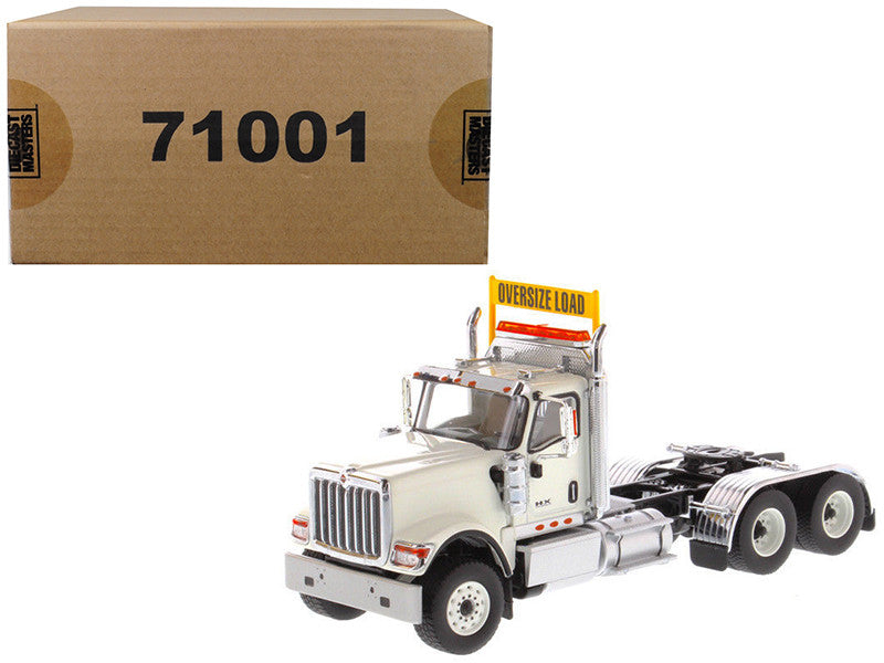 International HX520 Day Cab Tandem Tractor White 1/50 Diecast Model by Diecast Masters by Diecast Masters