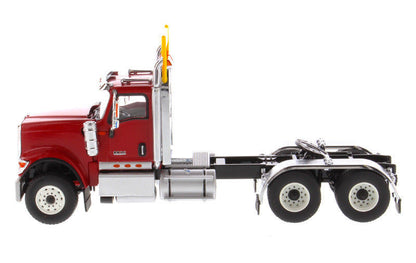 International HX520 Day Cab Tandem Tractor Red 1/50 Diecast Model by Diecast Masters by Diecast Masters