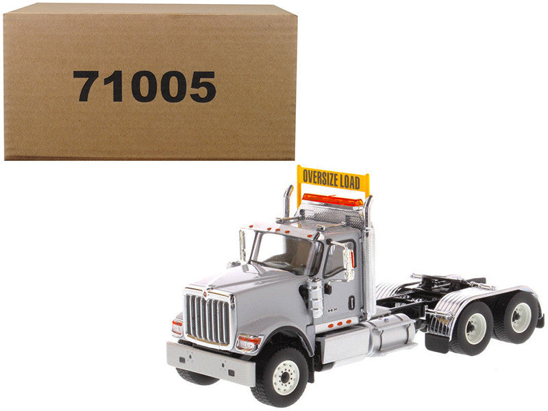 International HX520 Day Cab Tandem Tractor Light Grey 1/50 Diecast Model by Diecast Masters by Diecast Masters
