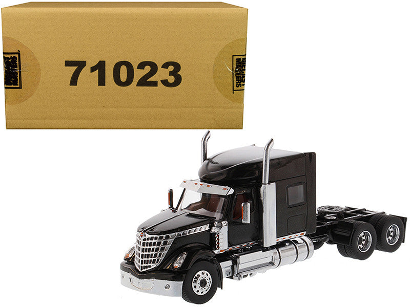 International LoneStar Sleeper Cab Truck Tractor Black 1/50 Diecast Model by Diecast Masters by Diecast Masters