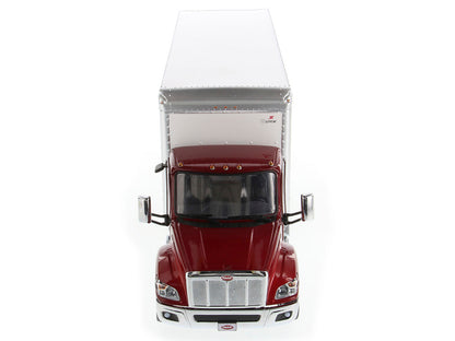 Peterbilt 536 Truck with Supreme Signature Van Body Red Metallic "Transport Series" 1/32 Diecast Model by Diecast Masters by Diecast Masters