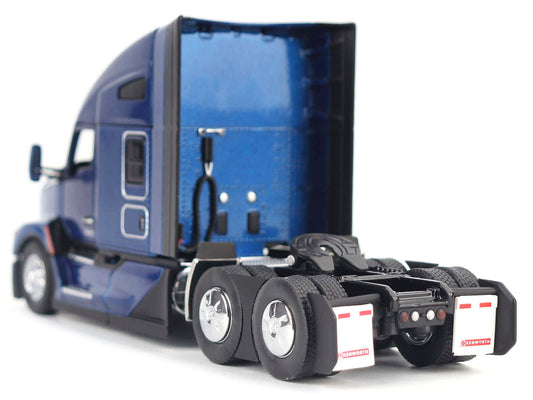 Kenworth T680 Truck Tractor Deep Cerulean Blue Metallic "Transport Series" 1/50 Diecast Model by Diecast Masters by Diecast Masters