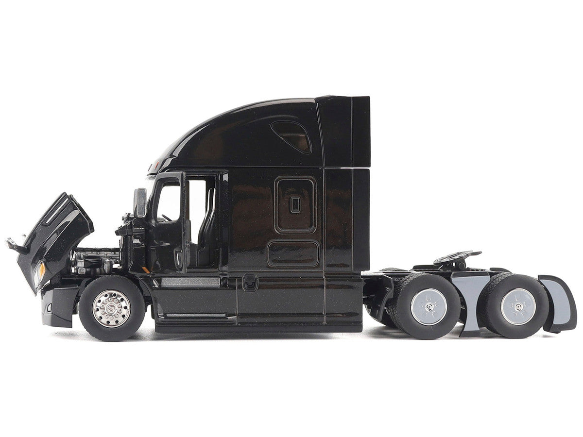 Freightliner New Cascadia Sleeper Cab Truck Tractor Black "Transport Series" 1/50 Diecast Model by Diecast Masters by Diecast Masters