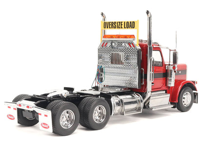 Peterbilt 589 Tandem-Axle Truck Tractor with Day Cab Legendary Red "Transport Series" 1/32 Diecast Model by Diecast Masters by Diecast Masters