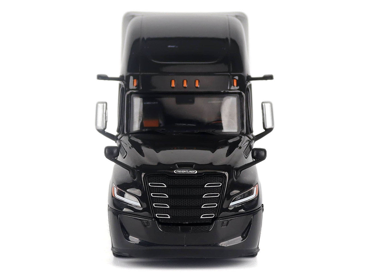 2025 Freightliner Cascadia Gen-5 Sleeper Cab Truck Tractor Night-Shift Black "Transport Series" 1/50 Diecast Model by Diecast Masters-3