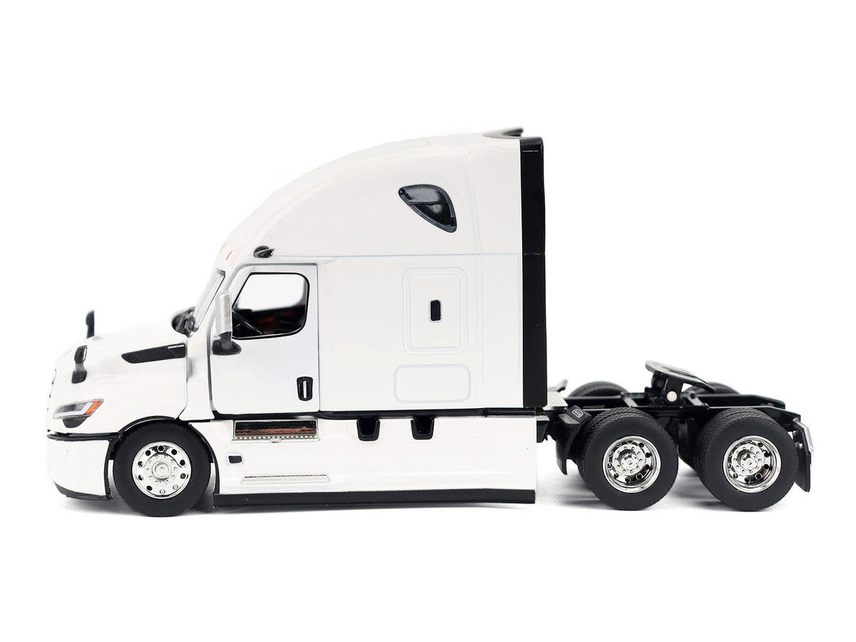 2025 Freightliner Cascadia Gen-5 Sleeper Cab Truck Tractor Winter White "Transport Series" 1/50 Diecast Model by Diecast Masters-1