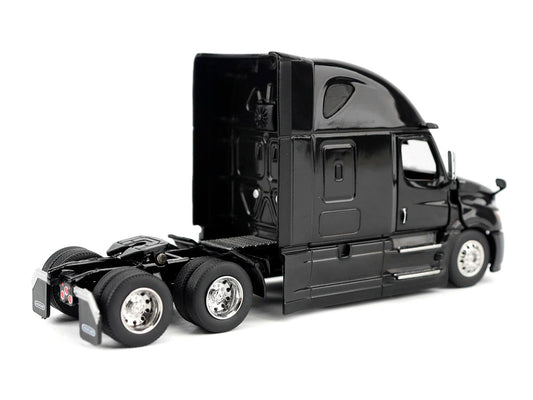2025 Freightliner Cascadia Gen-5 Sleeper Cab Truck Tractor Night-Shift Black "Transport Series" 1/64 Diecast Model by Diecast Masters by Diecast Masters