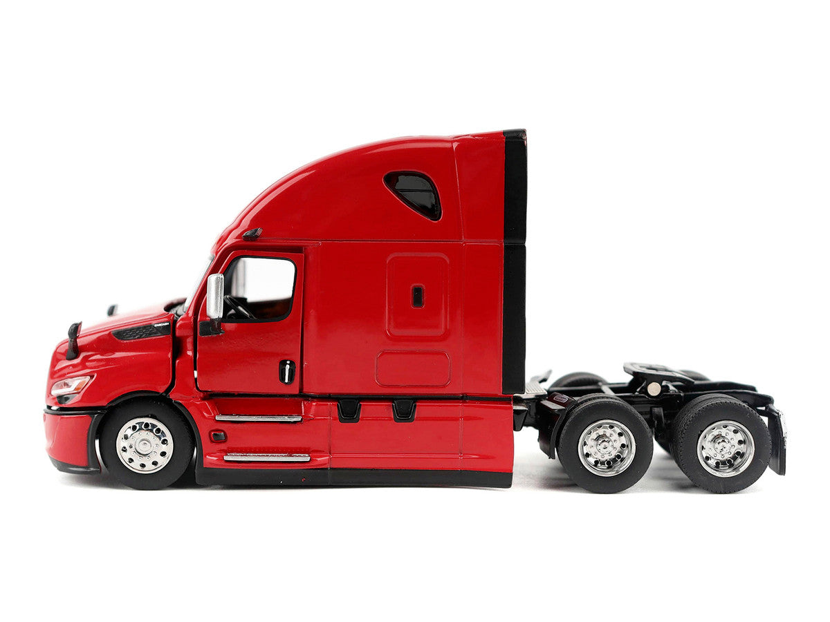 2025 Freightliner Cascadia Gen-5 Sleeper Cab Truck Tractor Red "Transport Series" 1/64 Diecast Model by Diecast Masters by Diecast Masters