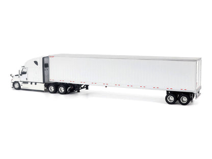 2025 Freightliner Cascadia Gen-5 Sleeper Cab Truck White with Great Dane Champion 53ft Dry Cargo Trailer "Transport Series" 1/50 Diecast Model by Diecast Masters by Diecast Masters