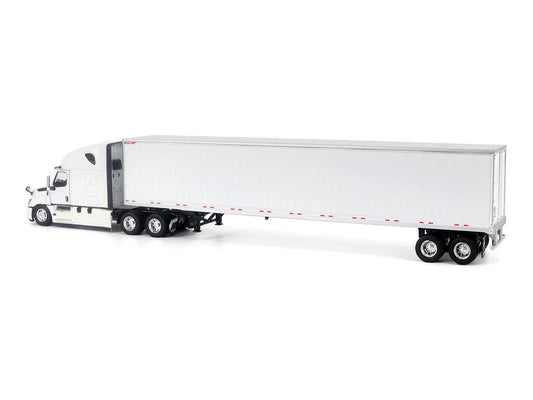 2025 Freightliner Cascadia Gen-5 Sleeper Cab Truck White with Great Dane Champion 53ft Dry Cargo Trailer "Transport Series" 1/50 Diecast Model by Diecast Masters by Diecast Masters
