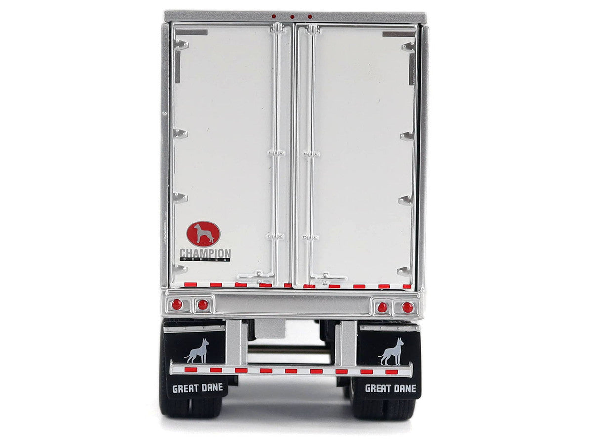 2025 Freightliner Cascadia Gen-5 Sleeper Cab Truck White with Great Dane Champion 53ft Dry Cargo Trailer "Transport Series" 1/50 Diecast Model by Diecast Masters by Diecast Masters