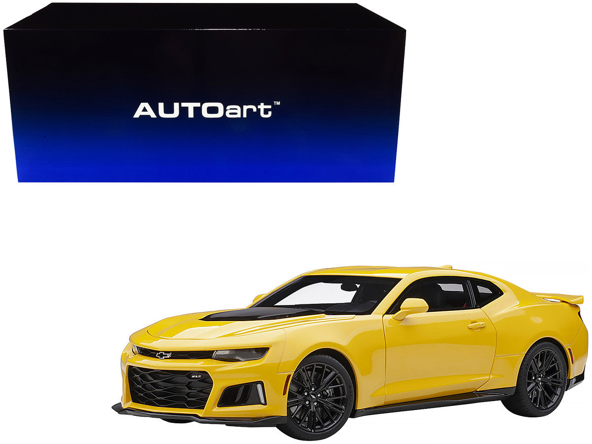 Chevrolet Camaro ZL1 Bright Yellow 1/18 Model Car by Autoart by Autoart