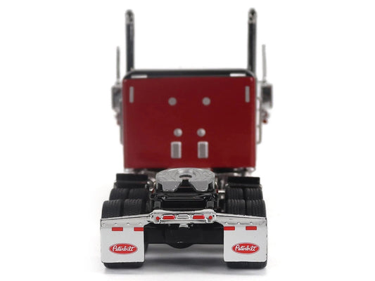 Peterbilt 589 Tandem-Axle Legendary Package Truck Tractor with 58" Sleeper Legendary Red "Transport Series" 1/64 Diecast Model by Diecast Masters by Diecast Masters