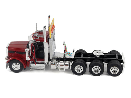 Peterbilt 589 Truck Tractor with Day Cab Legendary Red "Transport Series" 1/50 Diecast Model by Diecast Masters-1