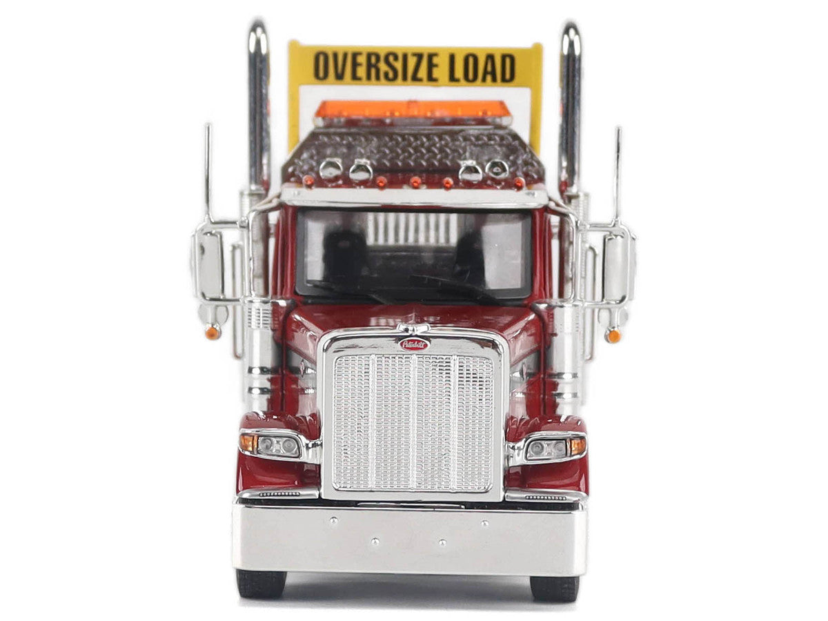 Peterbilt 589 Truck Tractor with Day Cab Legendary Red "Transport Series" 1/50 Diecast Model by Diecast Masters-3