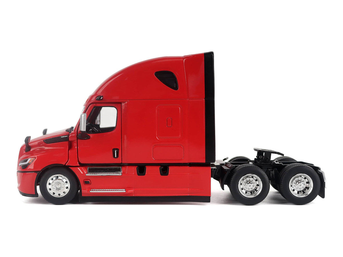 2025 Freightliner Cascadia Gen-5 Sleeper Cab Truck Tractor Red "Transport Series" 1/50 Diecast Model by Diecast Masters-1