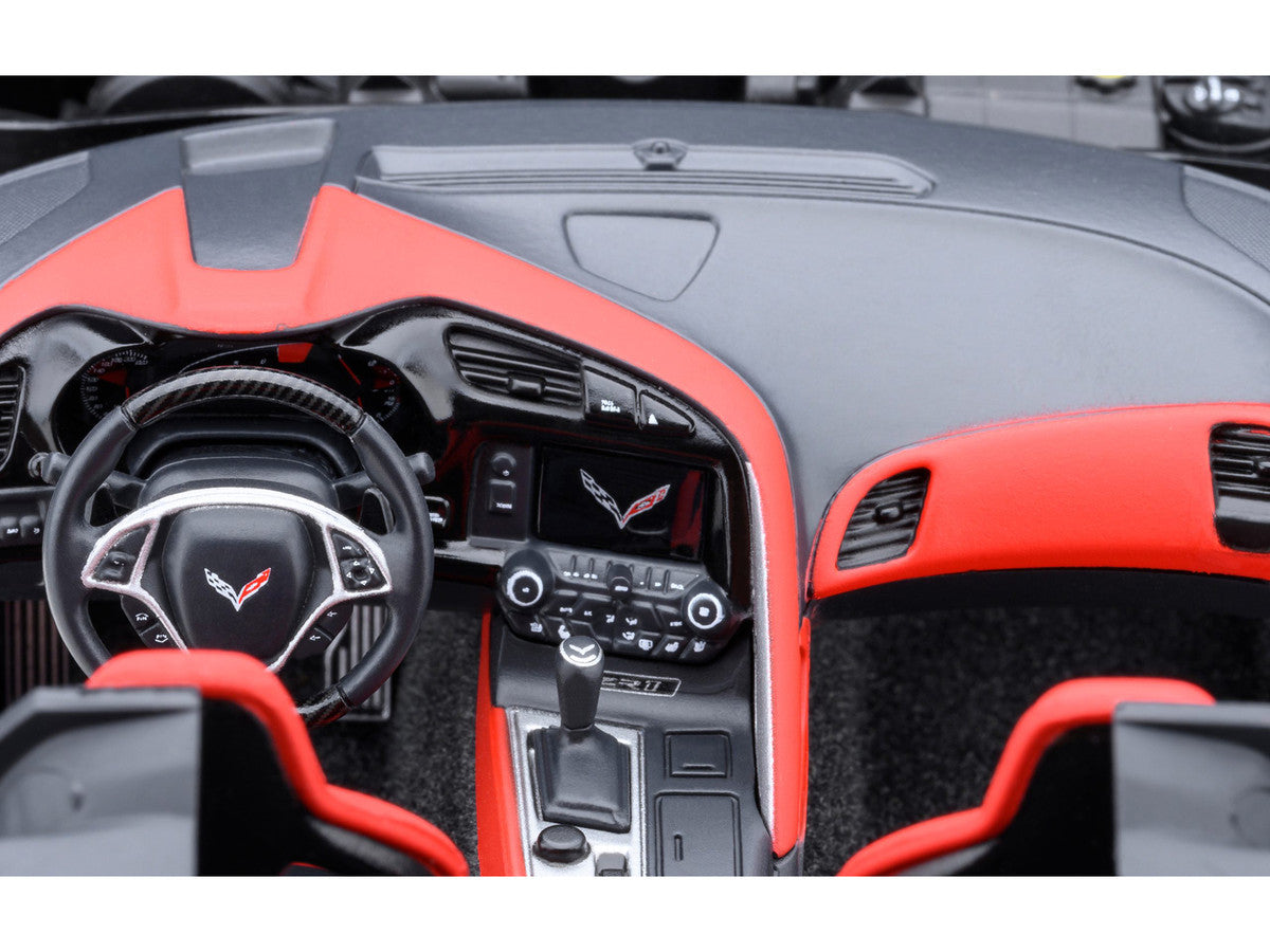 2019 Chevrolet Corvette C7 ZR1 Black with Carbon Top 1/18 Model Car by Autoart by Autoart