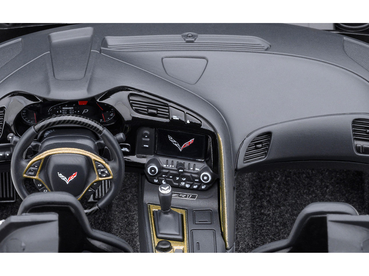 2019 Chevrolet Corvette C7 ZR1 Sebring Orange Tintcoat with Carbon Top 1/18 Model Car by Autoart by Autoart
