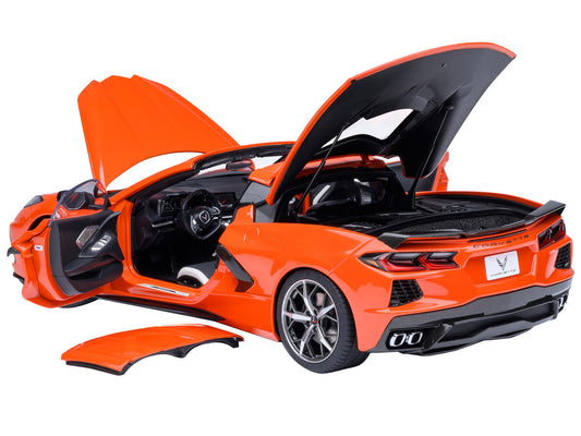 2020 Chevrolet Corvette C8 Stingray Sebring Orange 1/18 Model Car by Autoart by Autoart