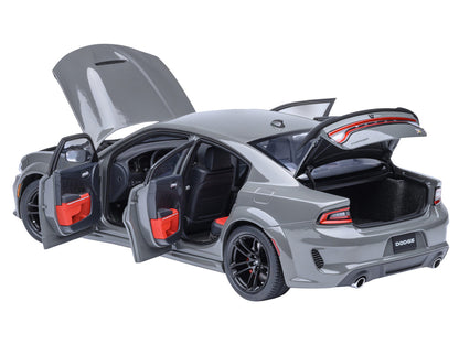 Dodge Charger Scat Pack Widebody Destroyer Gray 1/18 Model Car by Autoart by Autoart