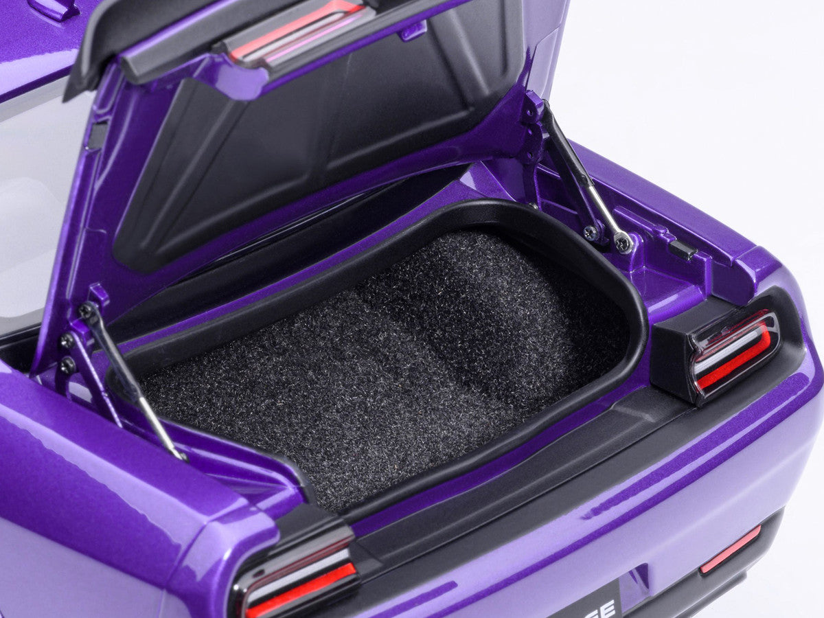 2023 Dodge Challenger SRT Super Stock Plum Crazy Purple 1/18 Model Car by Autoart by Autoart