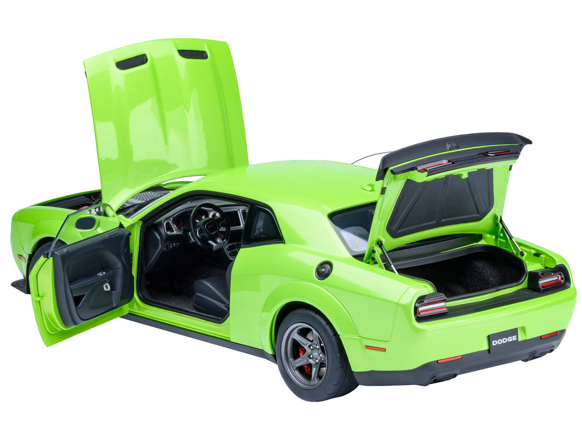 2023 Dodge Challenger SRT Super Stock Sublime Green 1/18 Model Car by Autoart by Autoart