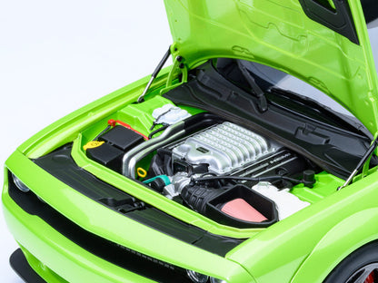 2023 Dodge Challenger SRT Super Stock Sublime Green 1/18 Model Car by Autoart by Autoart
