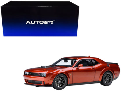 2022 Dodge Challenger R/T Scat Pack Widebody Sinamon Stick Orange 1/18 Model Car by Autoart by Autoart