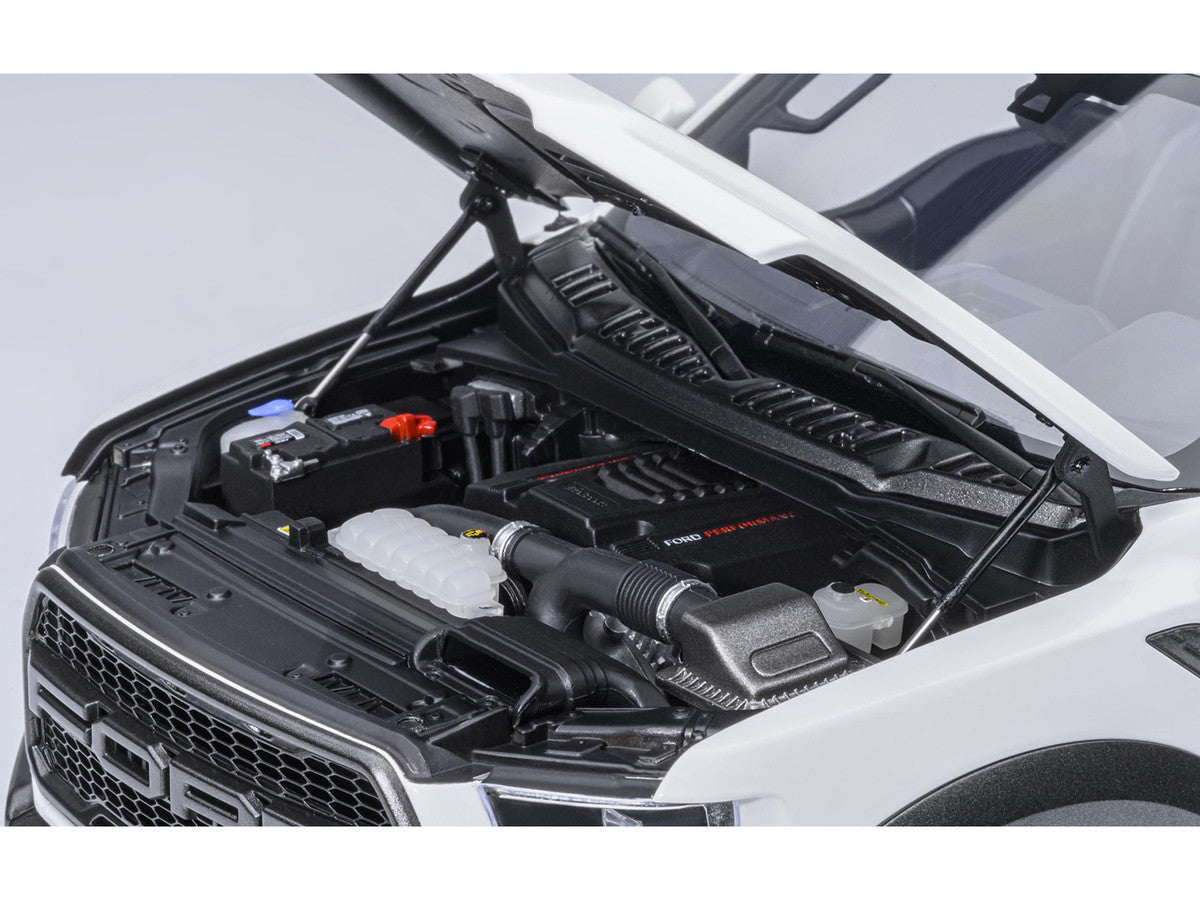 2019 Ford F-150 Raptor Pickup Truck Oxford White 1/18 Model Car by Autoart by Autoart