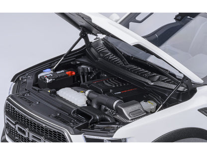 2019 Ford F-150 Raptor Pickup Truck Oxford White 1/18 Model Car by Autoart by Autoart