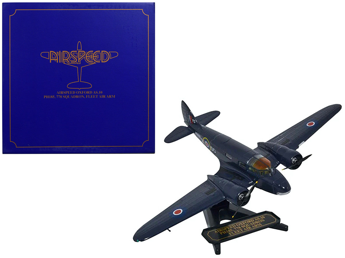 Airspeed AS.10 Oxford Aircraft "PH185 778 Squadron Fleet Air Arm" Royal Air Force "Oxford Aviation" Series 1/72 Diecast Model Airplane by Oxford Diecast by Oxford Diecast