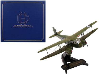 De Havilland D.H.89 Dominie Dragon Rapide Aircraft "Wee Wullie" "27th Air Force Group 8th AF USAAF" 1/72 Diecast Model Airplane by Oxford Diecast by Oxford Diecast