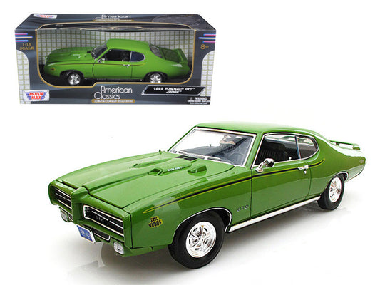 1969 Pontiac GTO Judge Green 1/18 Diecast Car Model by Motormax by Motormax