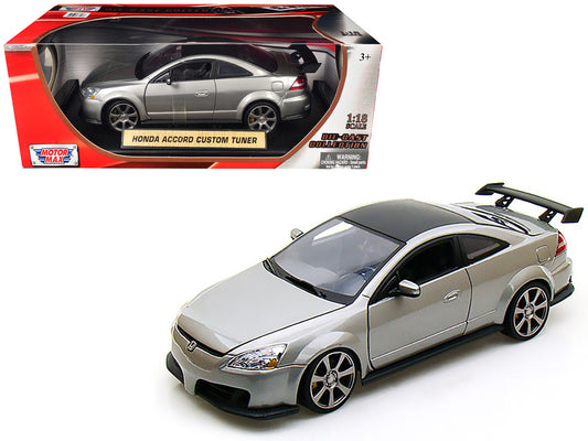 2003 Honda Accord Gray Metallic 1/18 Diecast Model Car by Motormax by Motormax