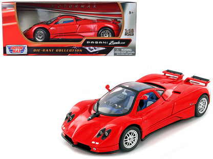 Pagani Zonda C12 Red 1/18 Diecast Model Car by Motormax by Motormax