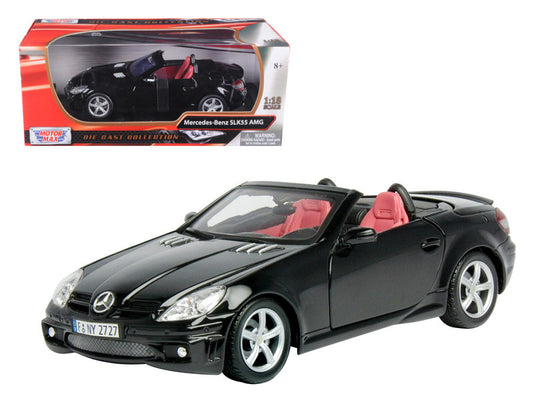 2005 Mercedes SLK55 AMG Black 1/18 Diecast Model Car by Motormax by Motormax