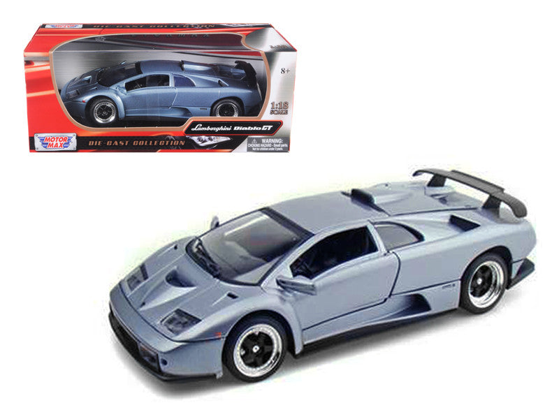 Lamborghini Diablo GT Silver 1/18 Diecast Model Car by Motormax by Motormax