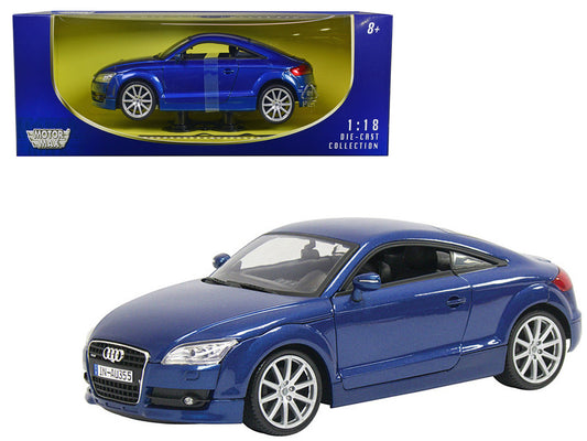2007 Audi TT Blue 1/18 Diecast Car Model by Motormax by Motormax