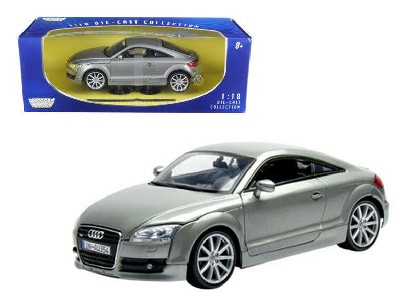 2007 Audi TT Coupe Grey 1/18 Diecast Car Model by Motormax by Motormax