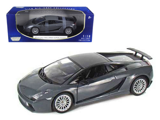 Lamborghini Gallardo Superleggera Grey 1/18 Diecast Model Car by Motormax by Motormax