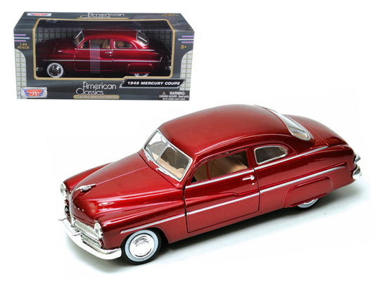 1949 Mercury Red 1/24 Diecast Model Car by Motormax by Motormax
