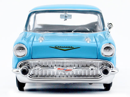 1957 Chevrolet Bel Air Light Blue "Timeless Legends" Series 1/24 Diecast Model Car by Motormax by Motormax