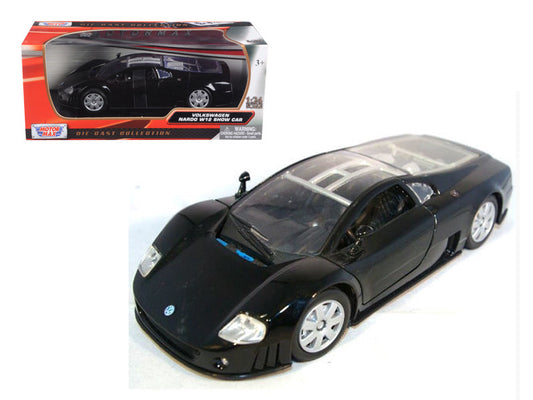 Volkswagen Nardo W12 Show Car Black 1/24 Diecast Model Car by Motormax by Motormax