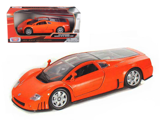 Volkswagen Nardo W12 Orange 1/24 Diecast Car Model by Motormax by Motormax