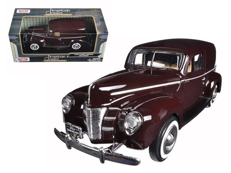 1940 Ford Sedan Delivery Brown 1/24 Diecast Model Car by Motormax by Motormax