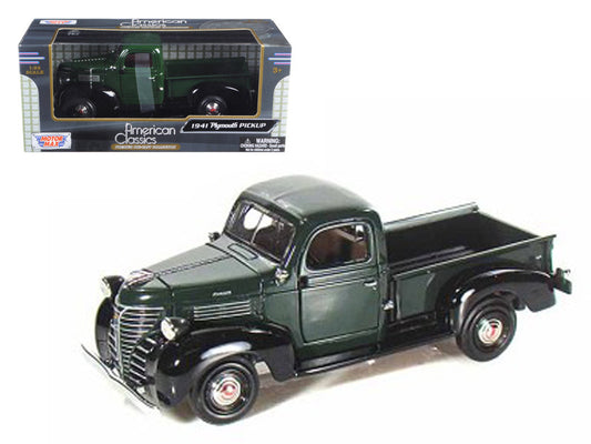 1941 Plymouth Pickup Green 1/24 Diecast Model Car by Motormax by Motormax